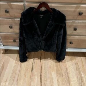 Express faux fur jacket